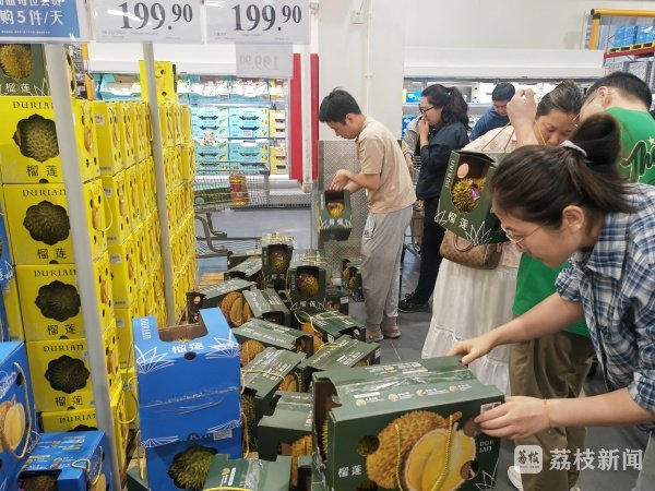 联丰优配 夏日水果上新 榴莲价格走低引热销